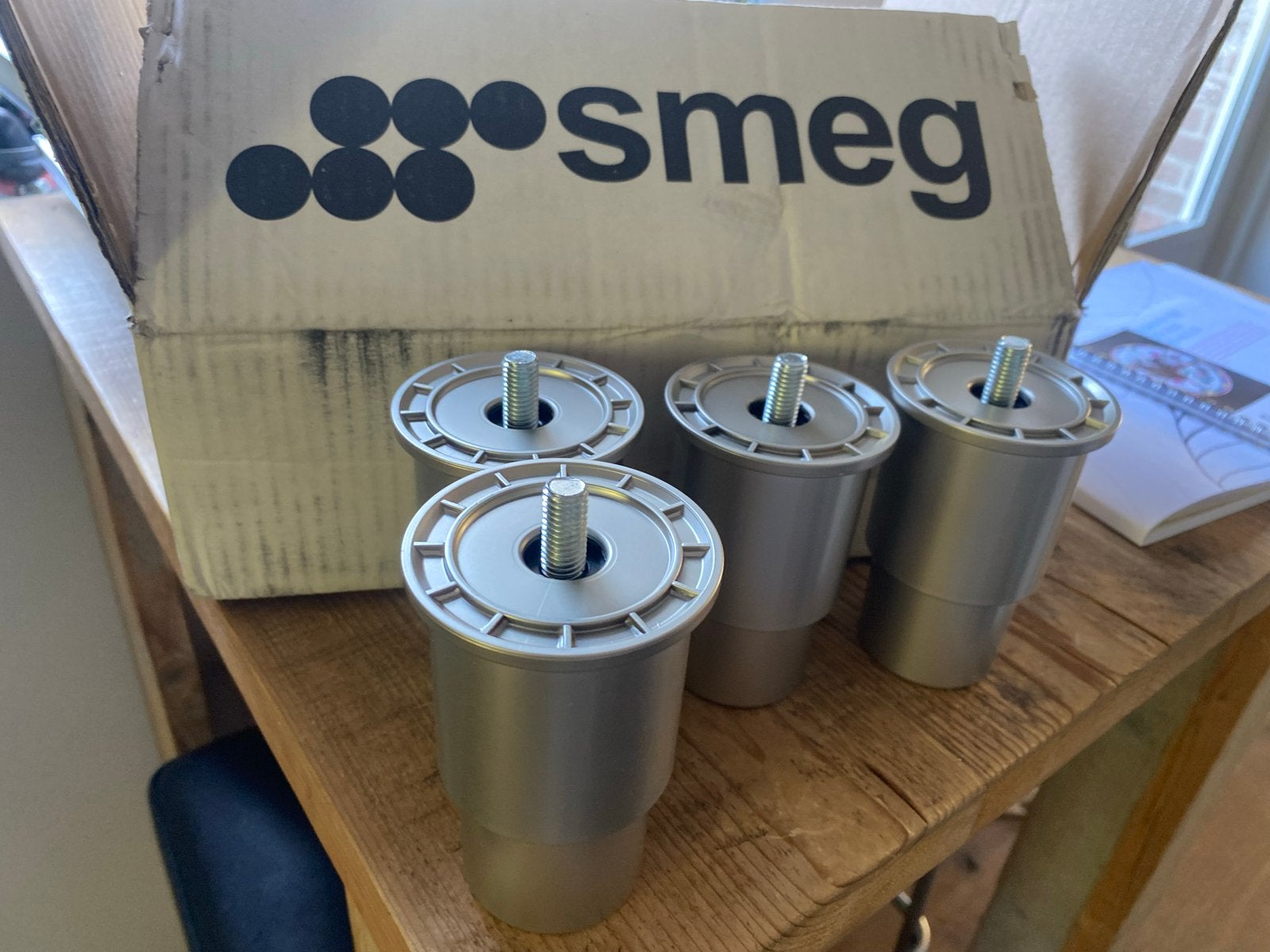 SMEG vaatwasser pootjes (set van 4), Ophalen of Verzenden, Nieuw