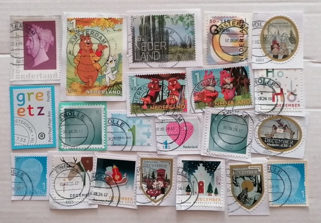 Postzegels gestempeld, Ophalen, Na 1940, Gestempeld