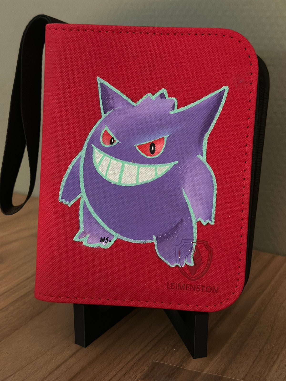 Custom Gengar Toploader Binder Mini - Pokémon Kaarten, Ophalen of Verzenden, Nieuw, Overige typen