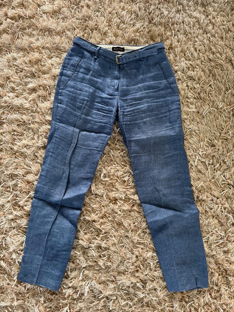 Massimo dutti broek maat S, Kleding | Dames, Broeken en Pantalons, Massimo Dutti, Blauw, Ophalen of Verzenden, Zo goed als nieuw