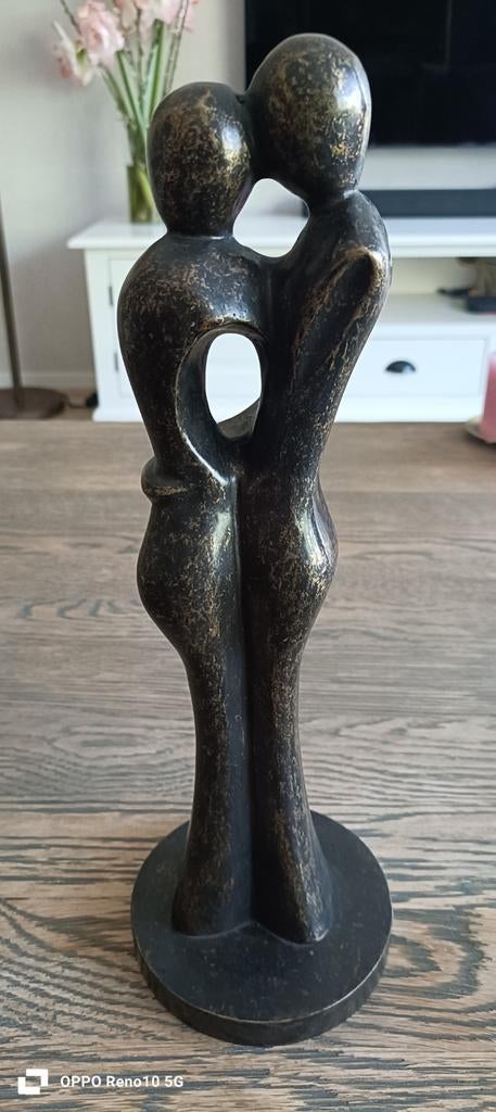 Bronzen beeld Liefdespaar, Ophalen of Verzenden