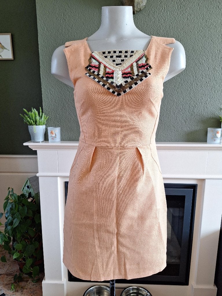 Siste's Sistes jurk zacht oranje S 36, Kleding | Dames, Verzenden, Siste's, Oranje, Zo goed als nieuw