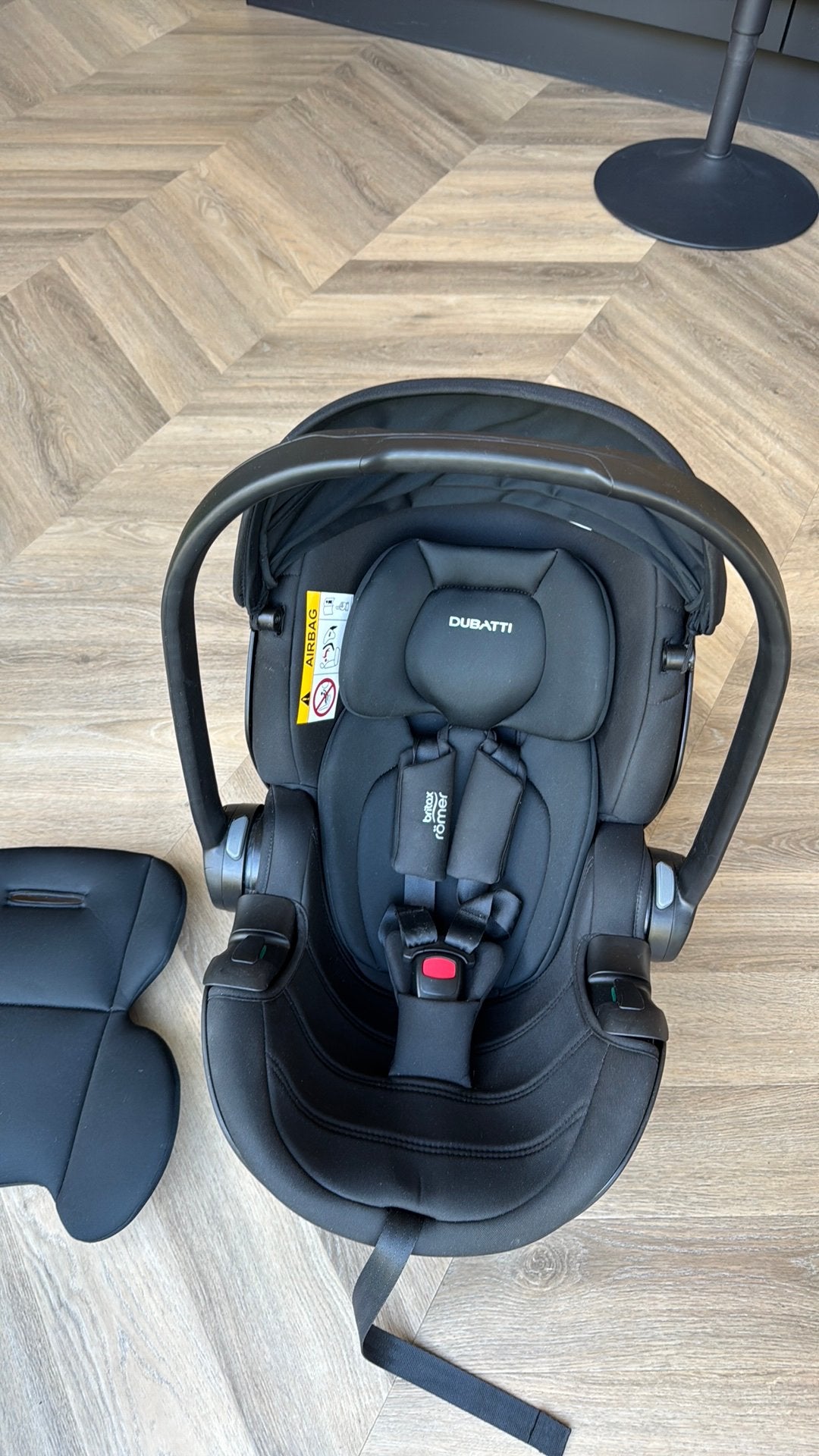 Autostoel dubatti by britax Römer zwart, Kinderen en Baby's, Autostoeltjes, Ophalen, Romer, 15 t/m 36 kg, Zo goed als nieuw
