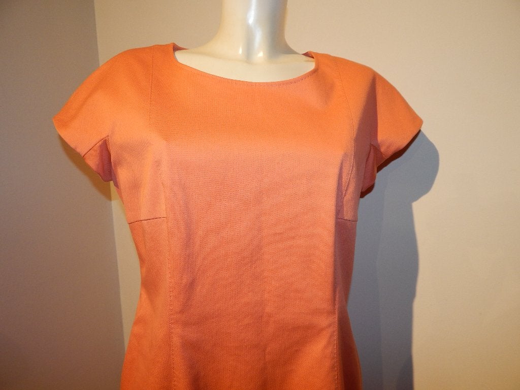 Max Mara weekend mooie koraal kleurige jurk Als Nieuw D44, Verzenden, Oranje, Zo goed als nieuw, Knielengte
