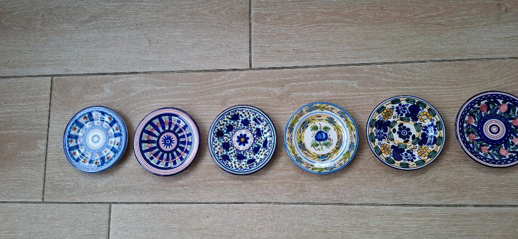 Spaanse bordjes, tapas bordjes, Huis en Inrichting, Keuken | Servies, Ophalen of Verzenden, Zo goed als nieuw, Bord(en), Overige stijlen