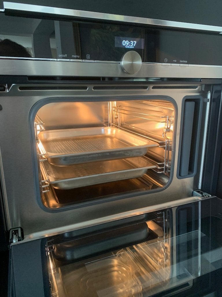 Stoomoven Siemens inbouw, Ophalen, 45 tot 50 cm, Siemens, Inbouw