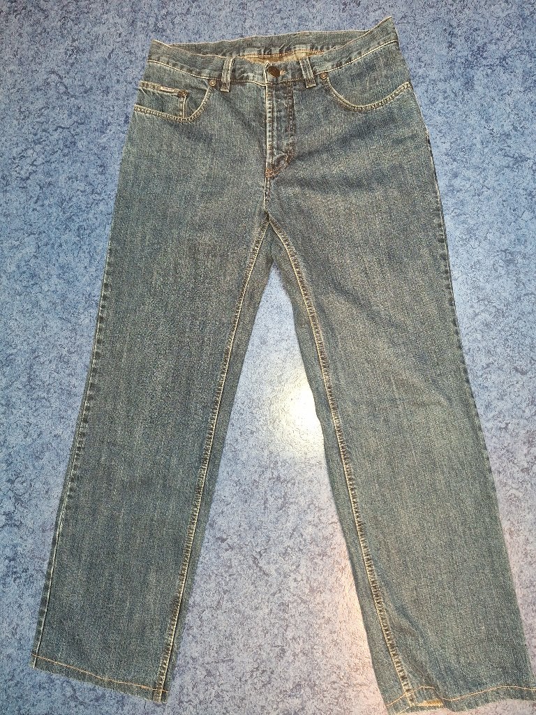 Spijkerbroek merk pionier mt.34 zgan laten inkorten, Kleding | Heren, Blauw, Ophalen of Verzenden, W33 - W34 (confectie 48/50)