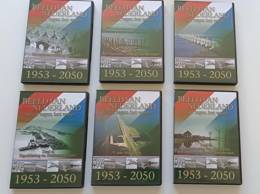 Dvd box. Beeld van Nederland, Strijd tegen het water, Alle leeftijden, Ophalen of Verzenden, Zo goed als nieuw, Wetenschap of Techniek
