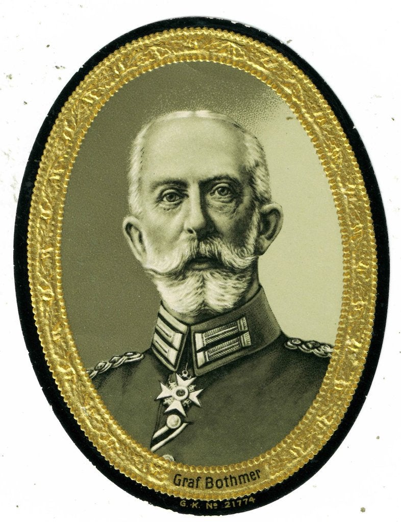 Médaillon GK GRAF  BOTMER, Ophalen of Verzenden, Sigarenbandjes