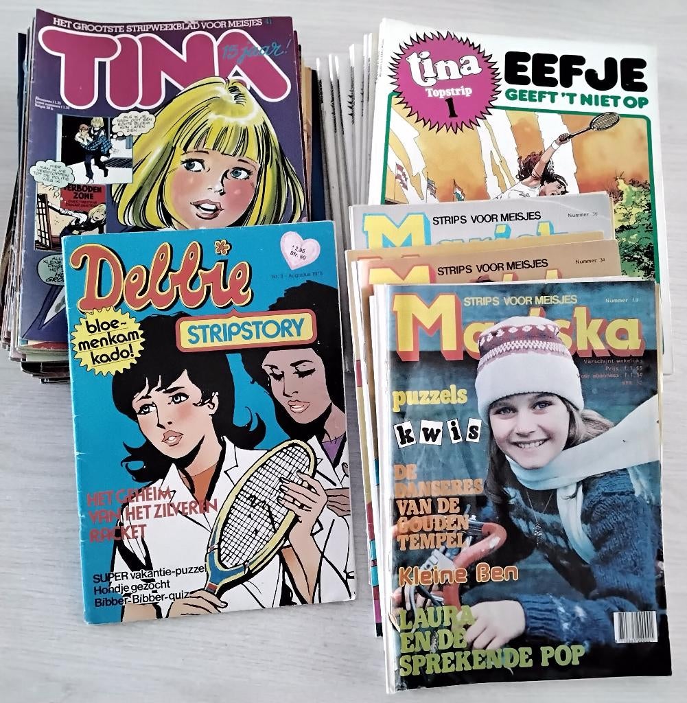 Tina's,mariska's en 1 Debbie stripboeken, Boeken, Meerdere stripboeken, Ophalen of Verzenden, Gelezen