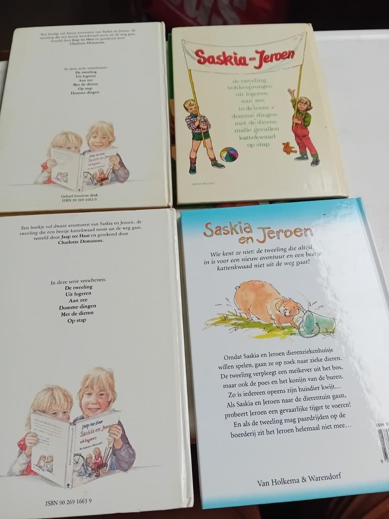 4 boeken over Saskia en Jeroen boeken, Ophalen of Verzenden, Zo goed als nieuw, Jaap ter Haar, Fictie algemeen