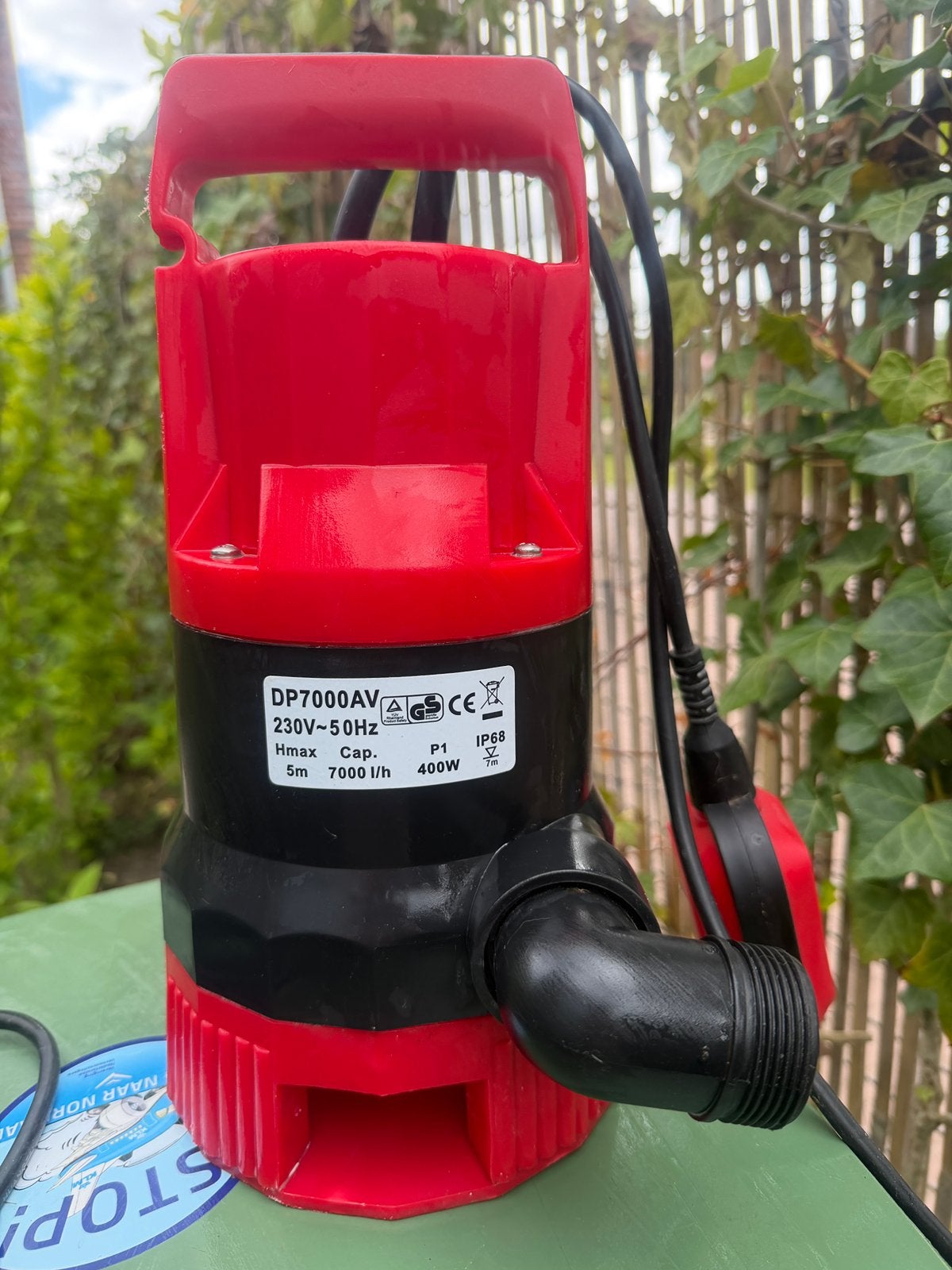 Dompelpomp zo goed als nieuw, Tuin en Terras, Waterpompen, Ophalen, Zo goed als nieuw, Dompelpomp