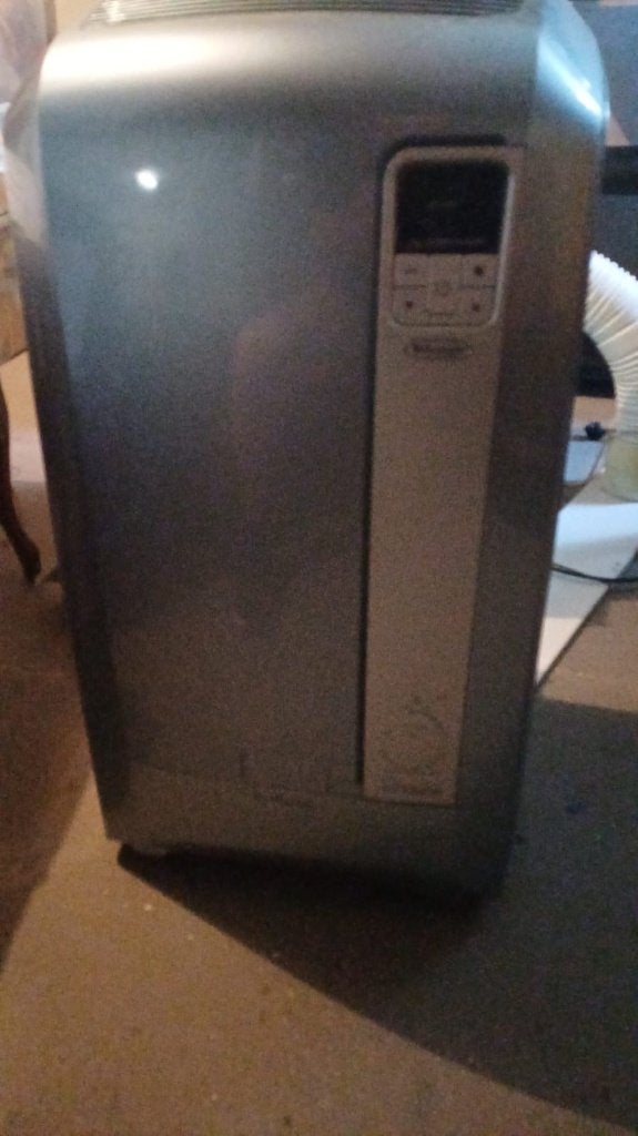 Delonghi airco, de temperaturen gaan weer stijgen ....., Witgoed en Apparatuur, Ophalen, Gebruikt, 3 snelheden of meer, Koelen en Ontvochtigen