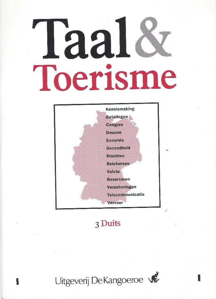 TAAL & TOERISME-Duits IDIOOM voor Toerisme& Recreatie -MTRO, Boeken, Ophalen of Verzenden, Zo goed als nieuw, MBO, Alpha