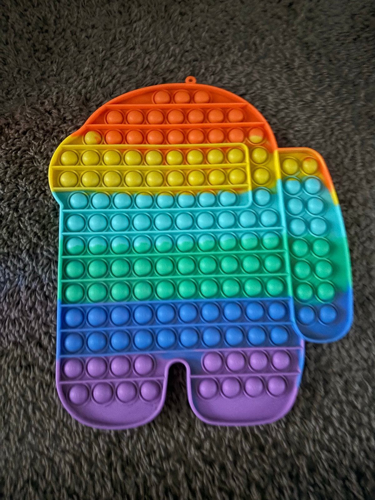 Among Us Pop It Fidget Speelgoed Regenboog, Ophalen of Verzenden, Gebruikt, Jongen of Meisje