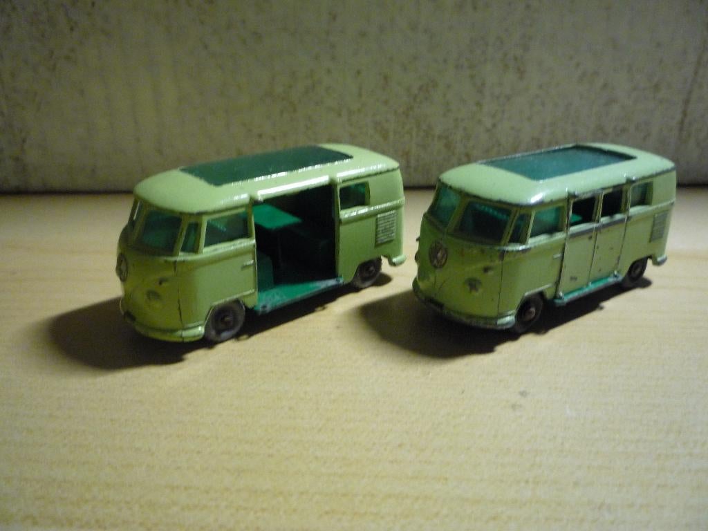 2x VW Volkswagen bus T1 Caravette Lesney 34 GPW/BPW, Ophalen of Verzenden, Gebruikt, Auto