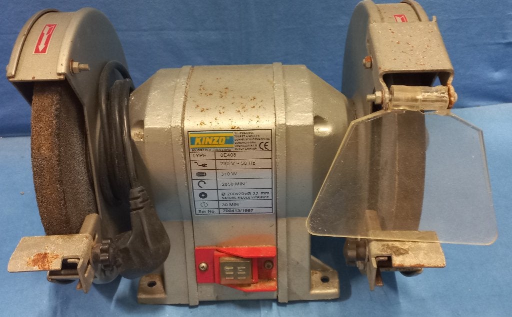 kinzo slijpmachine, Ophalen of Verzenden, Gebruikt, Minder dan 700 watt, Werkbankslijpmachine