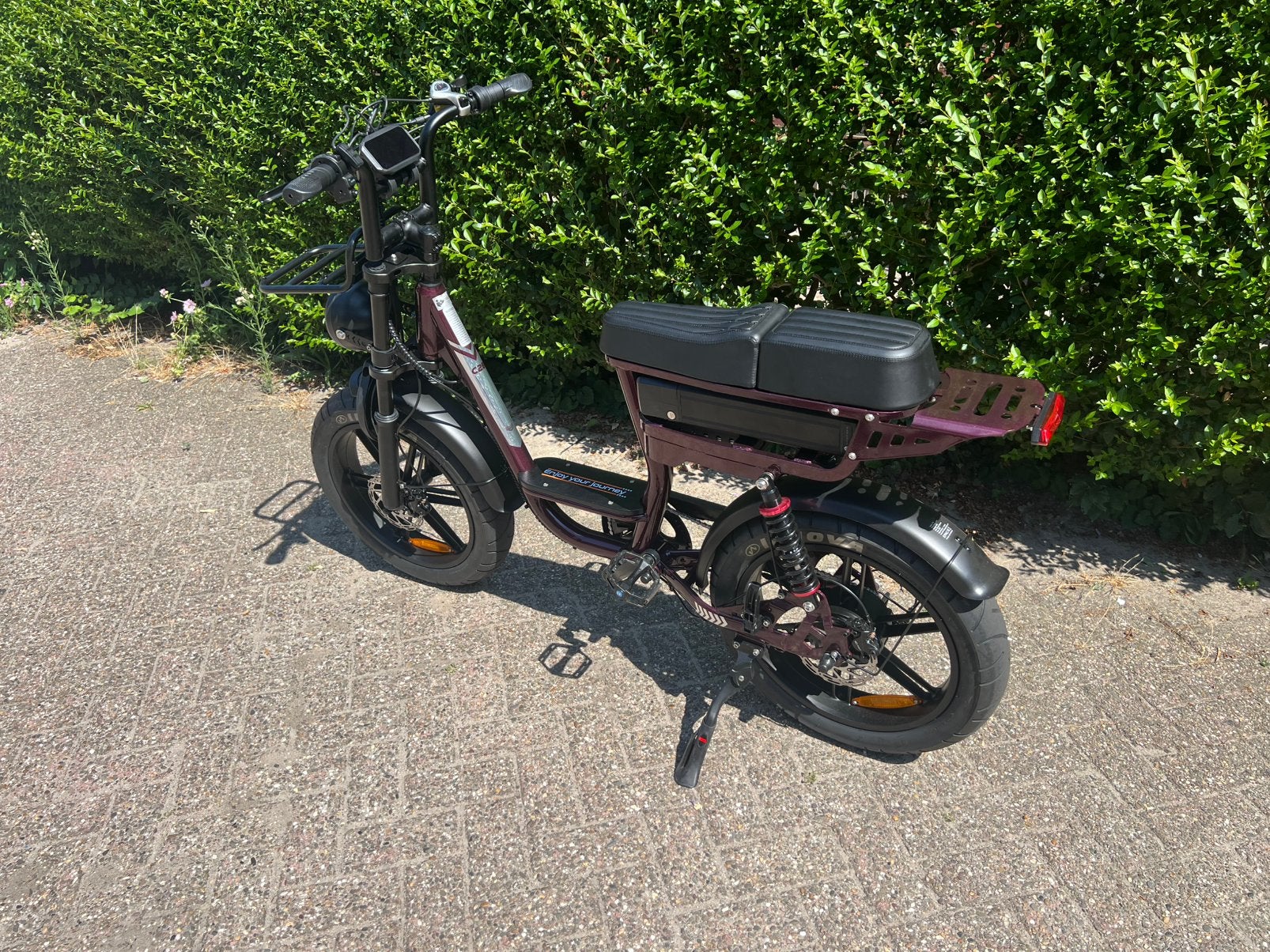 V20 comfort fatbike paars lage instap, Fietsen en Brommers, Fietsen | Dames | Moederfietsen, Ophalen, 0 zitjes, Zo goed als nieuw