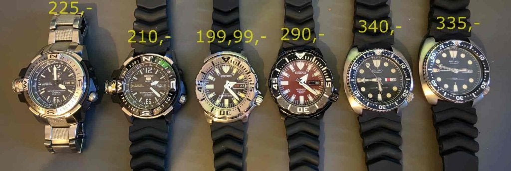 Seiko Horloge verzameling te koop, Ophalen of Verzenden, Zo goed als nieuw, Zwart, IOS