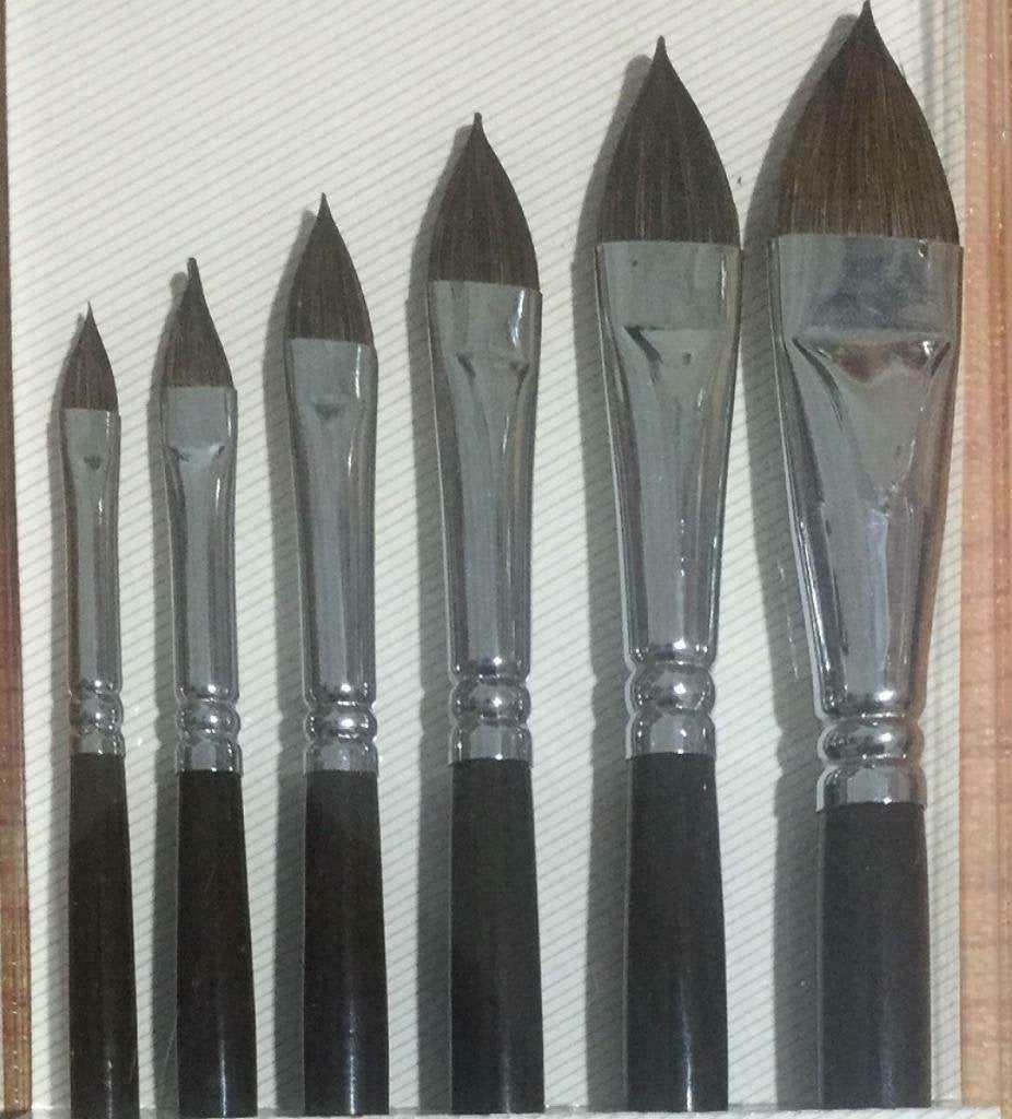Serie penselen van eekhoornhaar, Ophalen of Verzenden