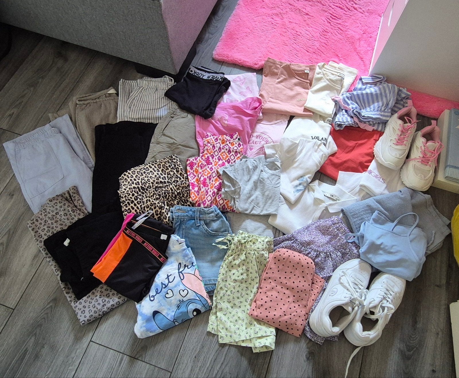 Meisjes zomer pakket 140/146, Ophalen of Verzenden, Zo goed als nieuw, Overige maten