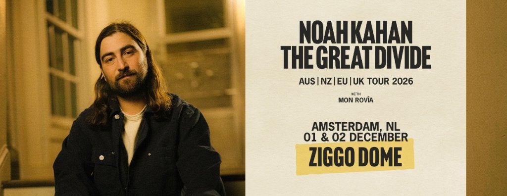 Noah Kahan 🔺 Front Porch 🔺 Ziggo Dome 🔺 di 1 December, Eén persoon, December