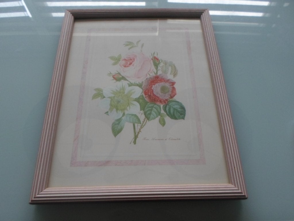 schilderij roos, Huis en Inrichting, Minder dan 50 cm, Gebruikt, Overige typen, Ophalen of Verzenden