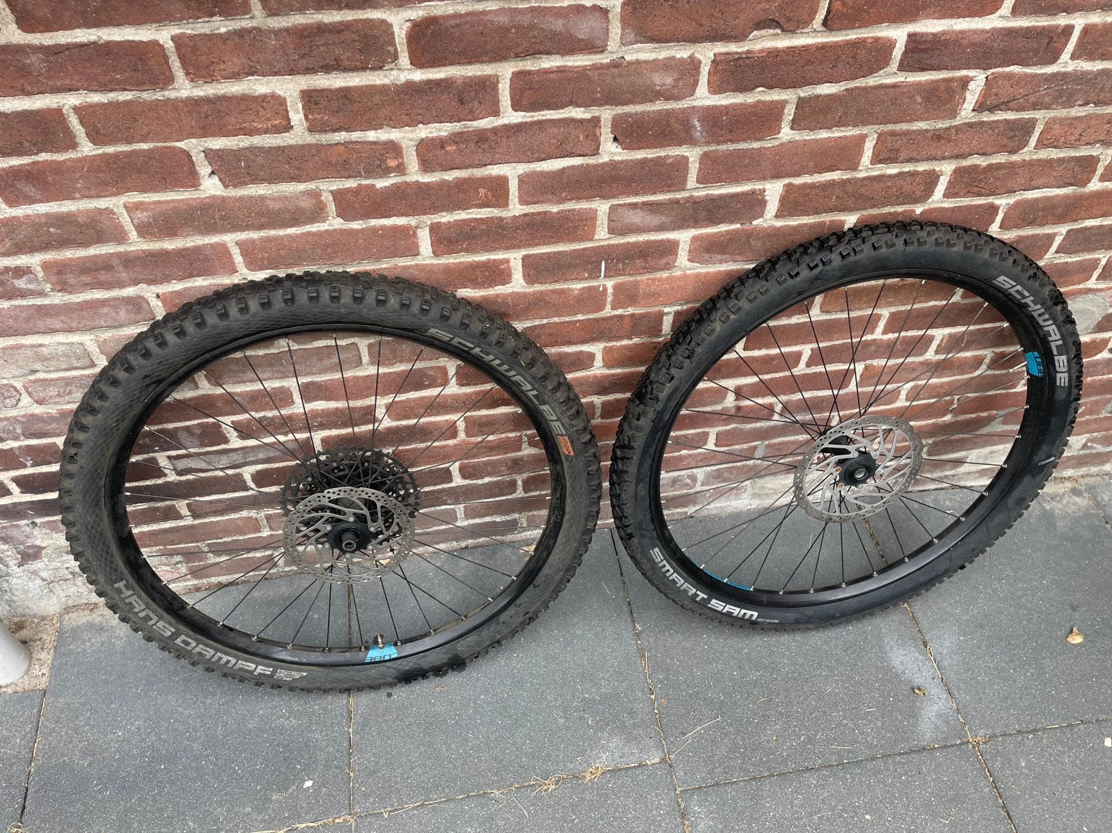 Set MTB wielen 29”, Fietsen en Brommers, Fietsonderdelen, Ophalen, Zo goed als nieuw