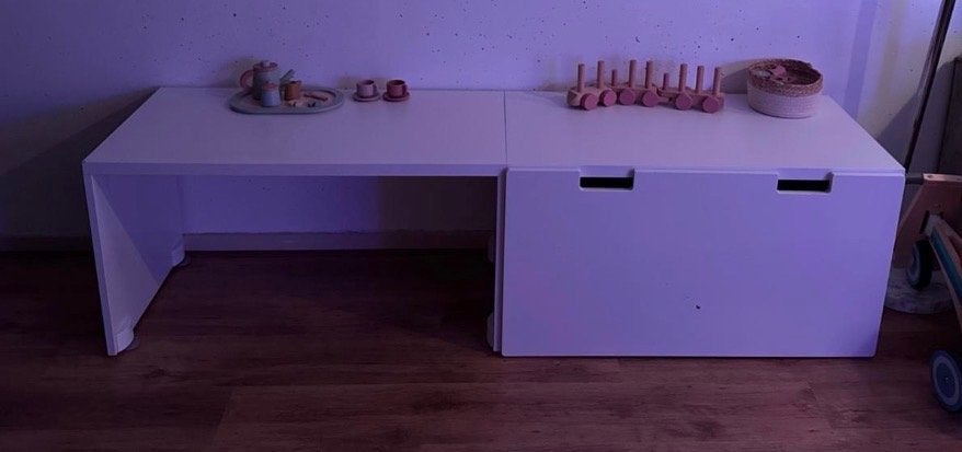 IKEA SMASTAD kinderbureaus met lade, Ophalen, Gebruikt, IKEA, Met wielen