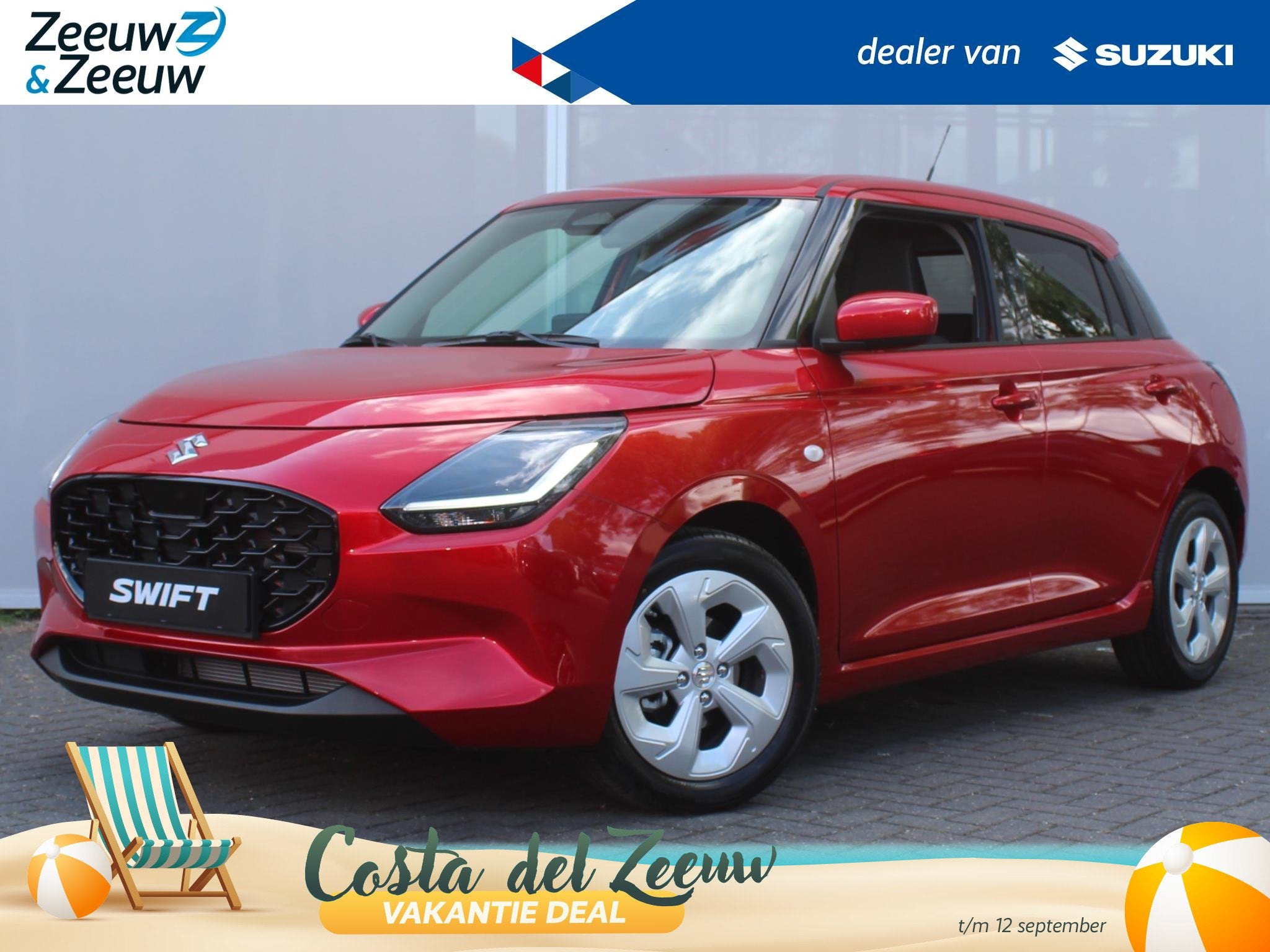 Suzuki Swift 1.2 Select Automaat | Actiekorting €2200,- |, 12 maanden, Stof, Swift, Bedrijf