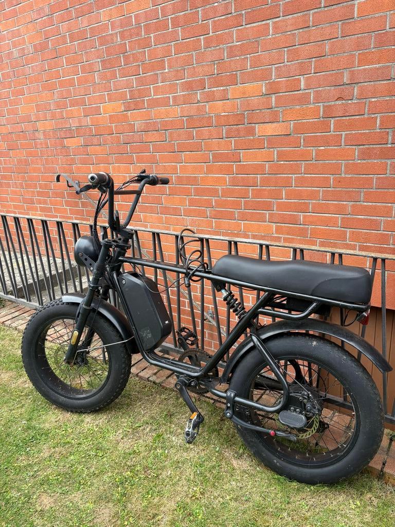 Fatbike met nieuw display, 50km/u, Fietsen en Brommers, Elektrische fietsen, Gebruikt, Minder dan 47 cm, 50 km per accu of meer