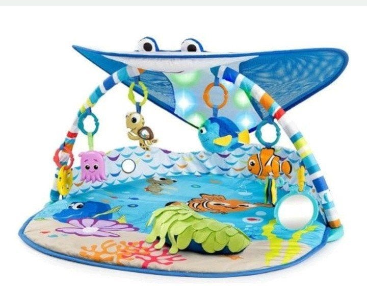 Finding Nemo Bright Starts Speelkleed met Licht en Geluid, Ophalen of Verzenden, Zo goed als nieuw, Babygym, Met licht