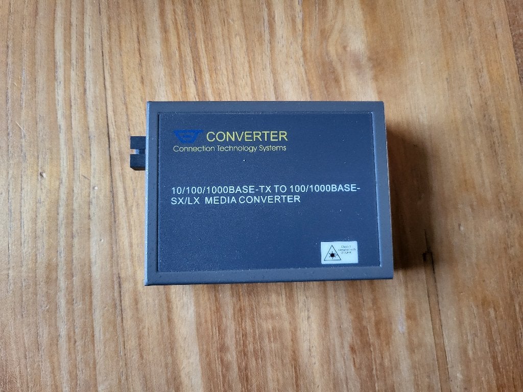 media converter glasvezel cvt-3002w2a(sm-10)-plus, Ophalen of Verzenden, Zo goed als nieuw