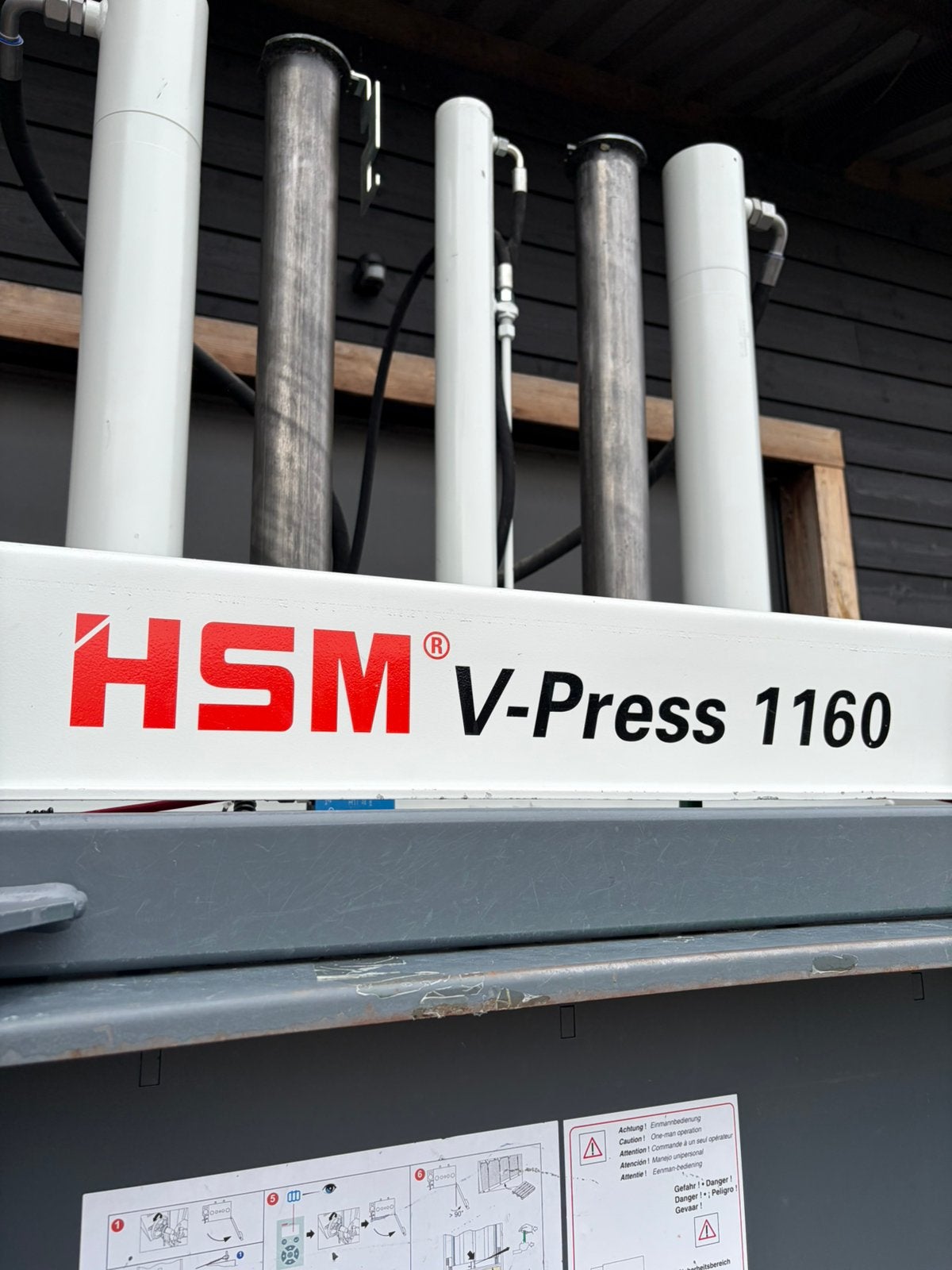 HSM V-Press 1160 Plus | 60 ton | Balenpers | Papierpers, Ophalen of Verzenden