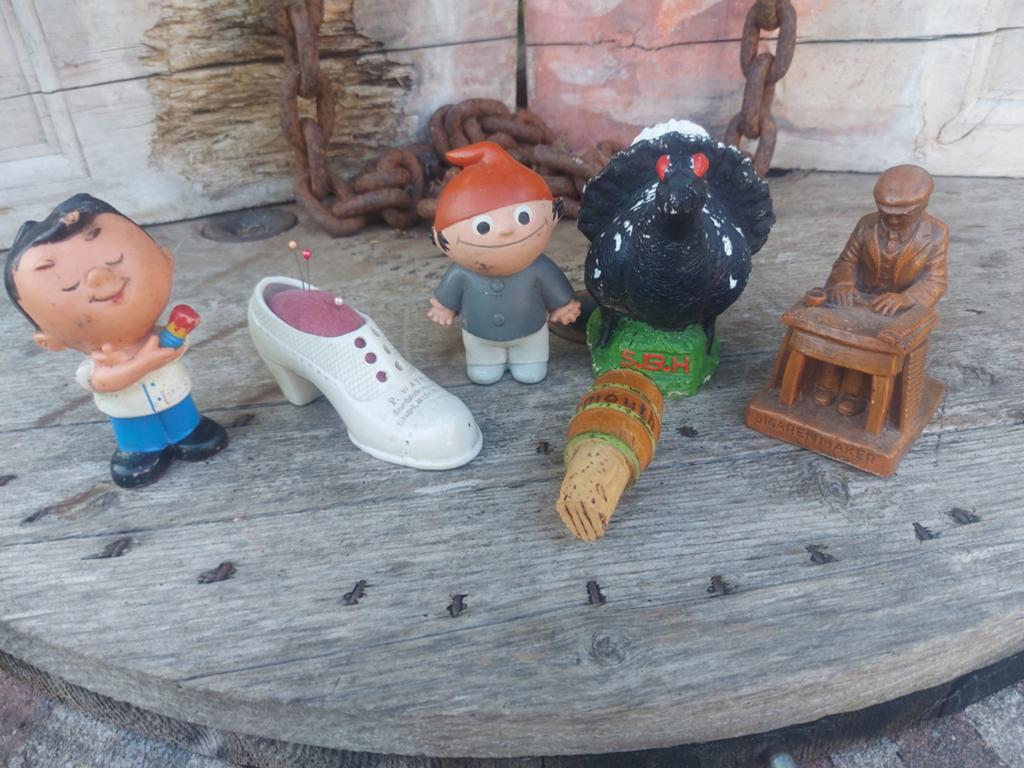6 x reclame figuurtje,poppetje ,reclame items 6 stuks, Ophalen