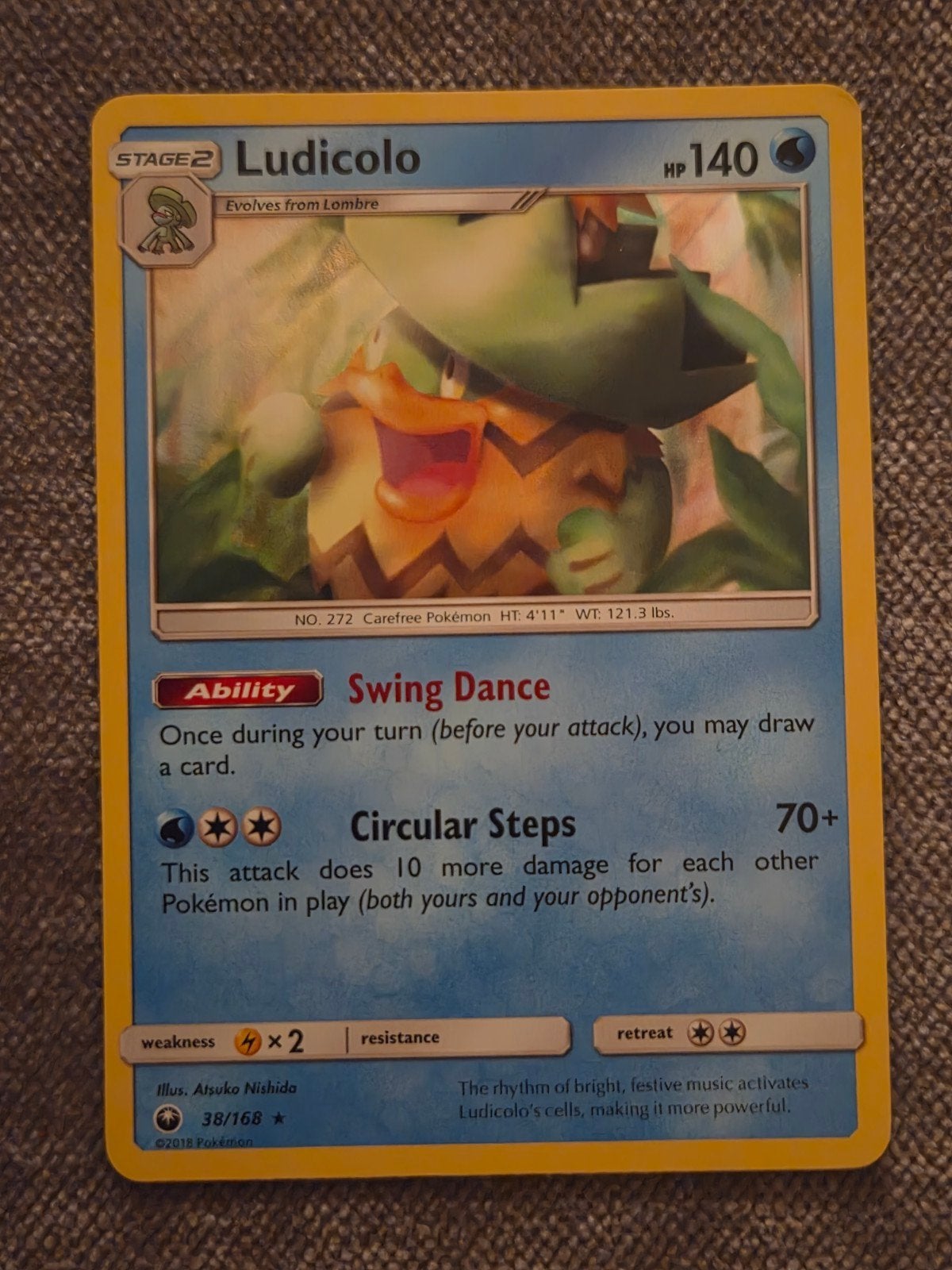 Pokémon Ludicolo (ces 38), Ophalen of Verzenden, Nieuw, Losse kaart