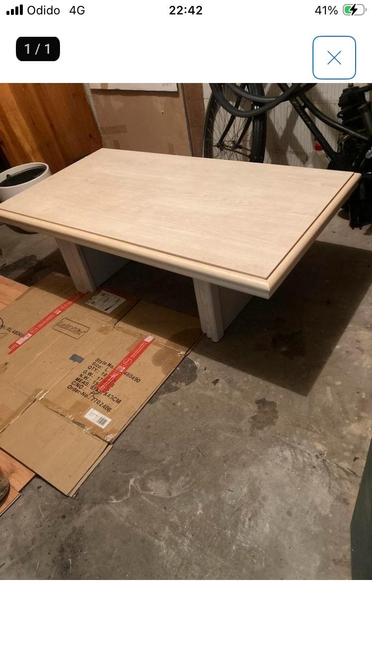 Salontafel, Ophalen, 100 tot 150 cm, 50 tot 100 cm, Zo goed als nieuw