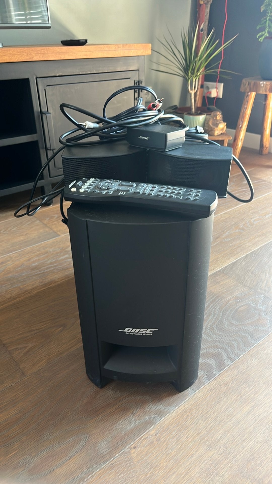Bose CineMate GS Set Surround Sound Systeem met alle kabels, Audio, Tv en Foto, Gebruikt, 2.1-systeem, 70 watt of meer, Overige spelers