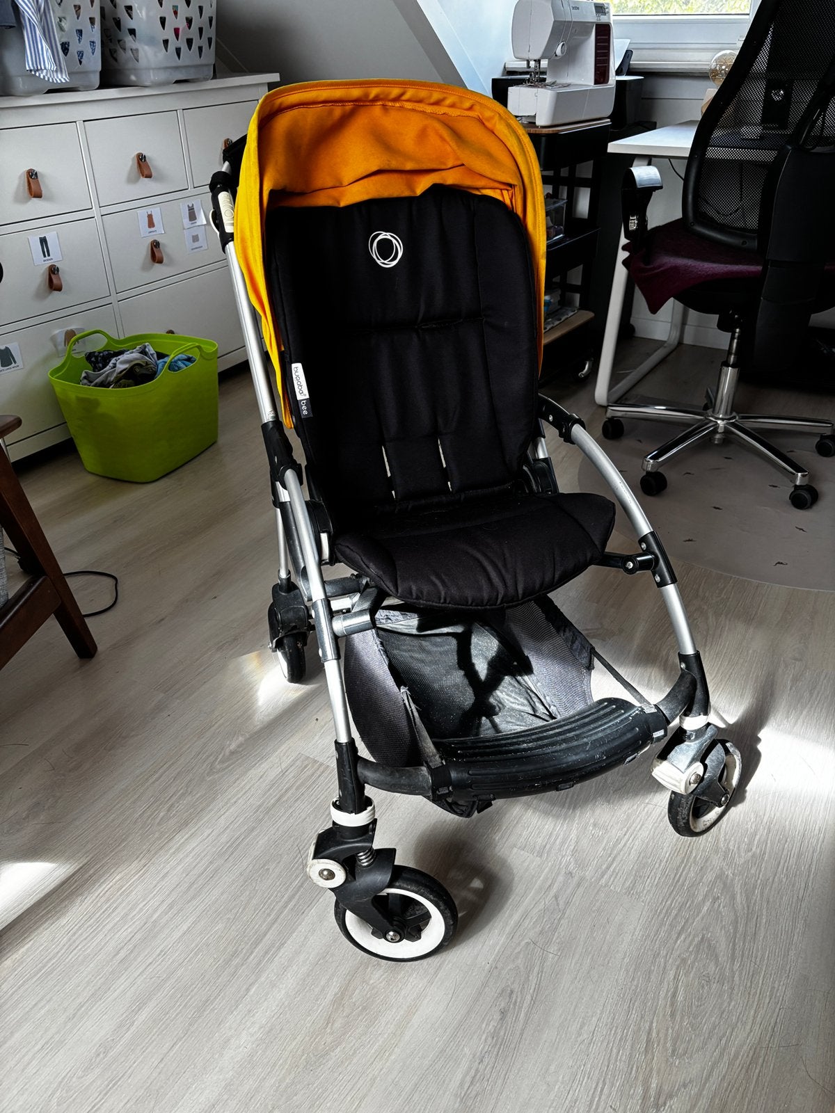 Bugaboo bee+ met veel accessoires, Ophalen, Gebruikt, Overige merken, Regenhoes