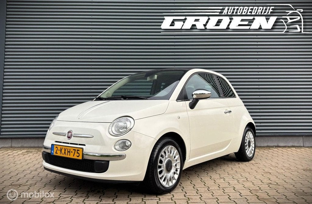 Fiat 500 CABRIO 1.0 TwinAir Easy, Euro 5, Gebruikt, 880 kg, Wit