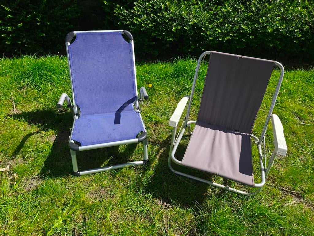 2x campingstoeltje, Ophalen, Zo goed als nieuw, Campingstoel