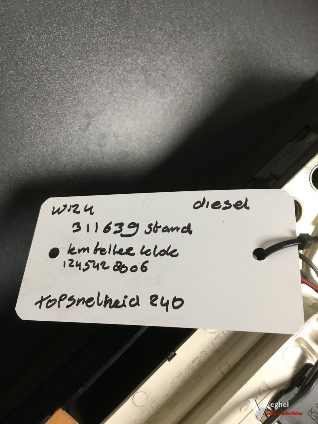 Mercedes W124  Diesel  124 542 8006  Km Tellerklok, Gebruikt, -, -, Ophalen of Verzenden