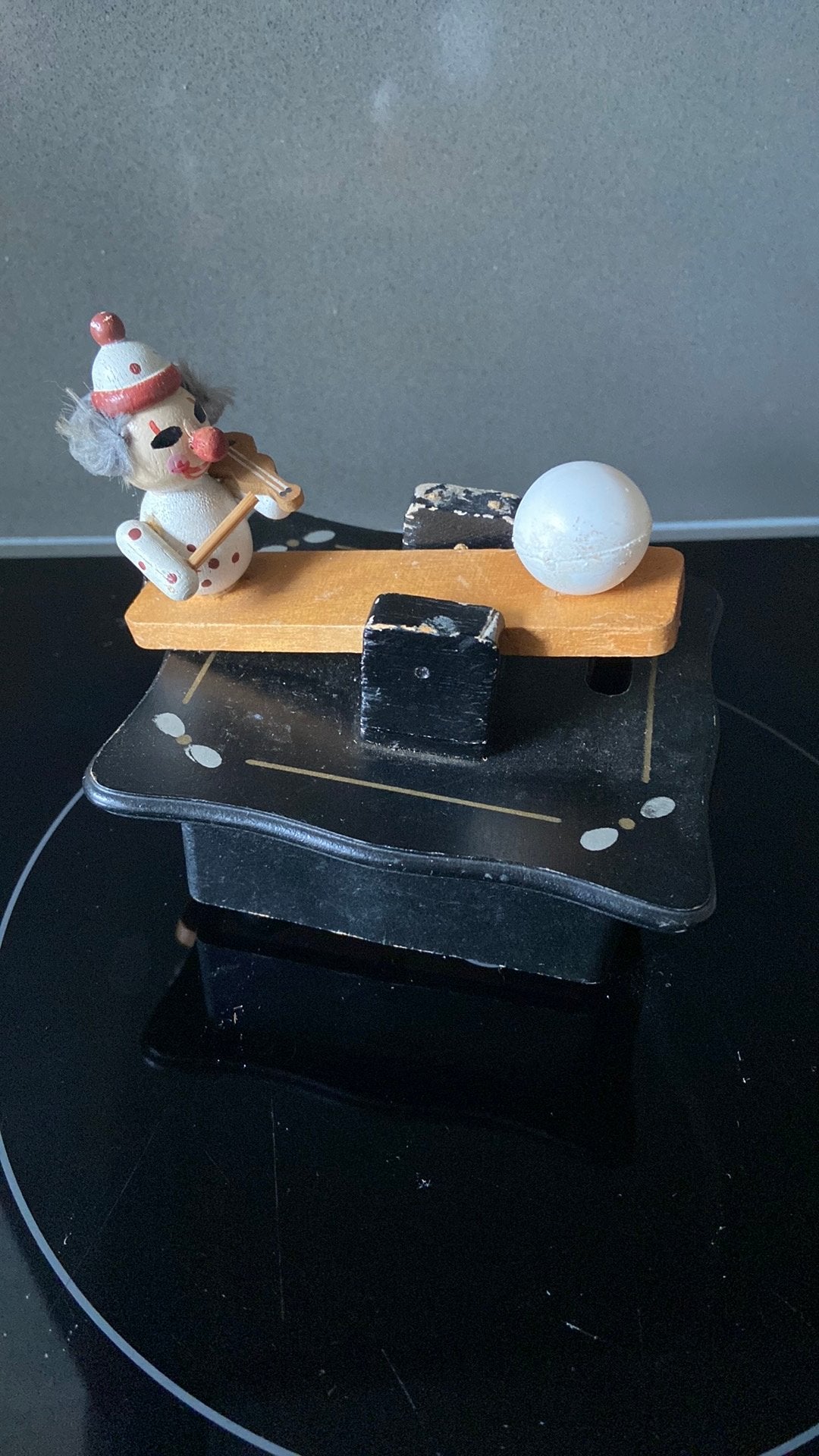 Vintage houten muziekdoosje, Ophalen of Verzenden