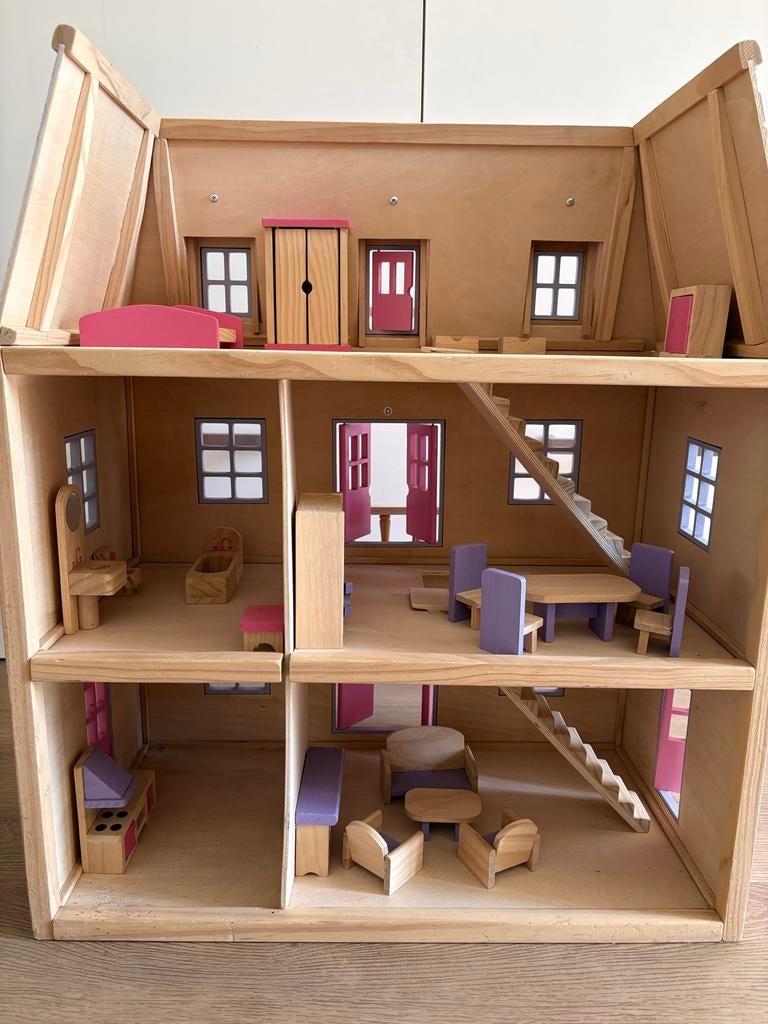 Melissa and Doug Poppenhuis, Ophalen, Zo goed als nieuw, Poppenhuis