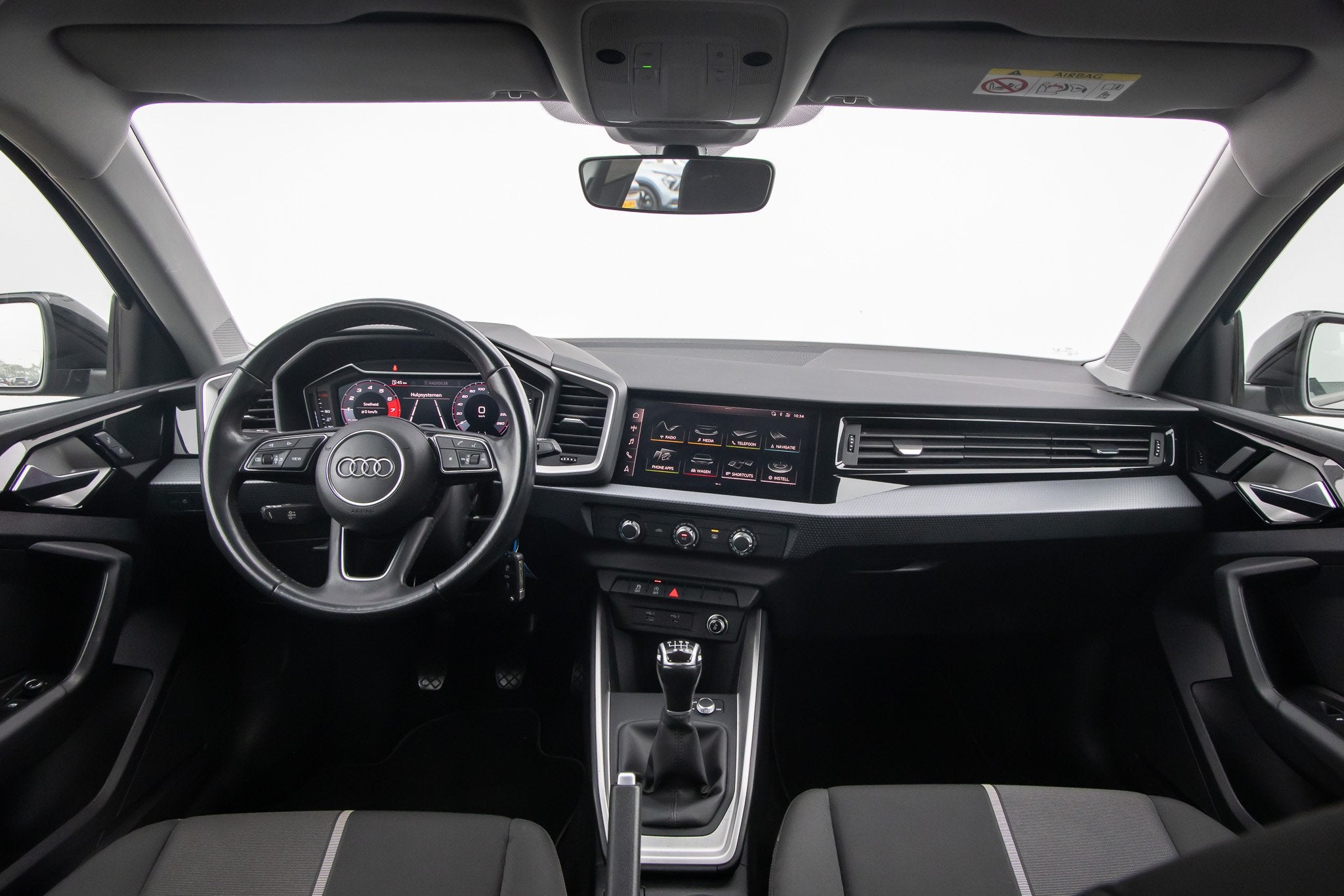 Audi A1 SPORTBACK 30 TFSI Advanced epic sport NLAuto Trekhaa, Euro 6, Zwart, Origineel Nederlands, Bedrijf