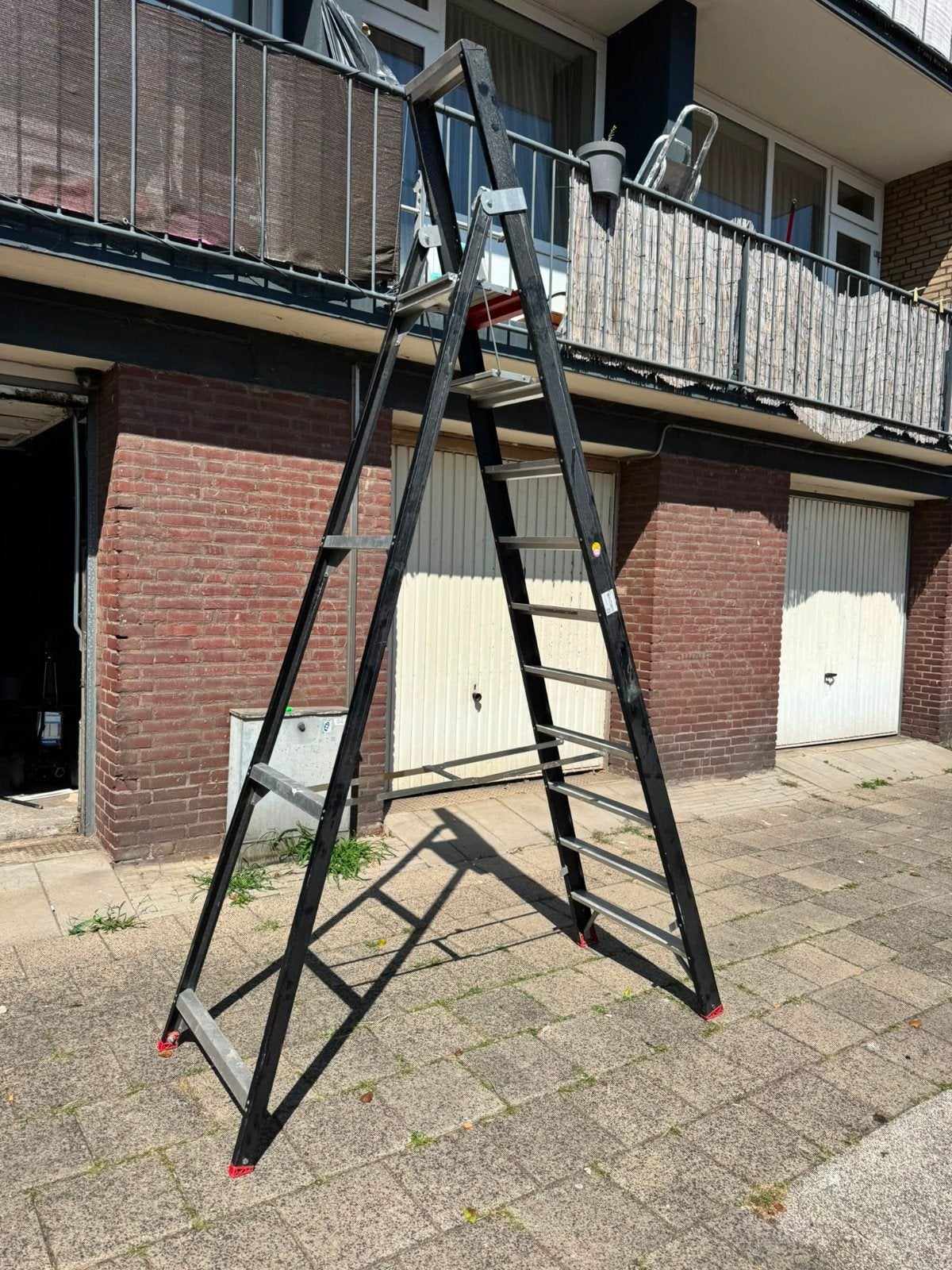 Altrex trap 10 treden, 2,70m werkhoogte, gekeurd, Doe-het-zelf en Verbouw, Ladders en Trappen, Ophalen, Gebruikt, 2 tot 4 meter