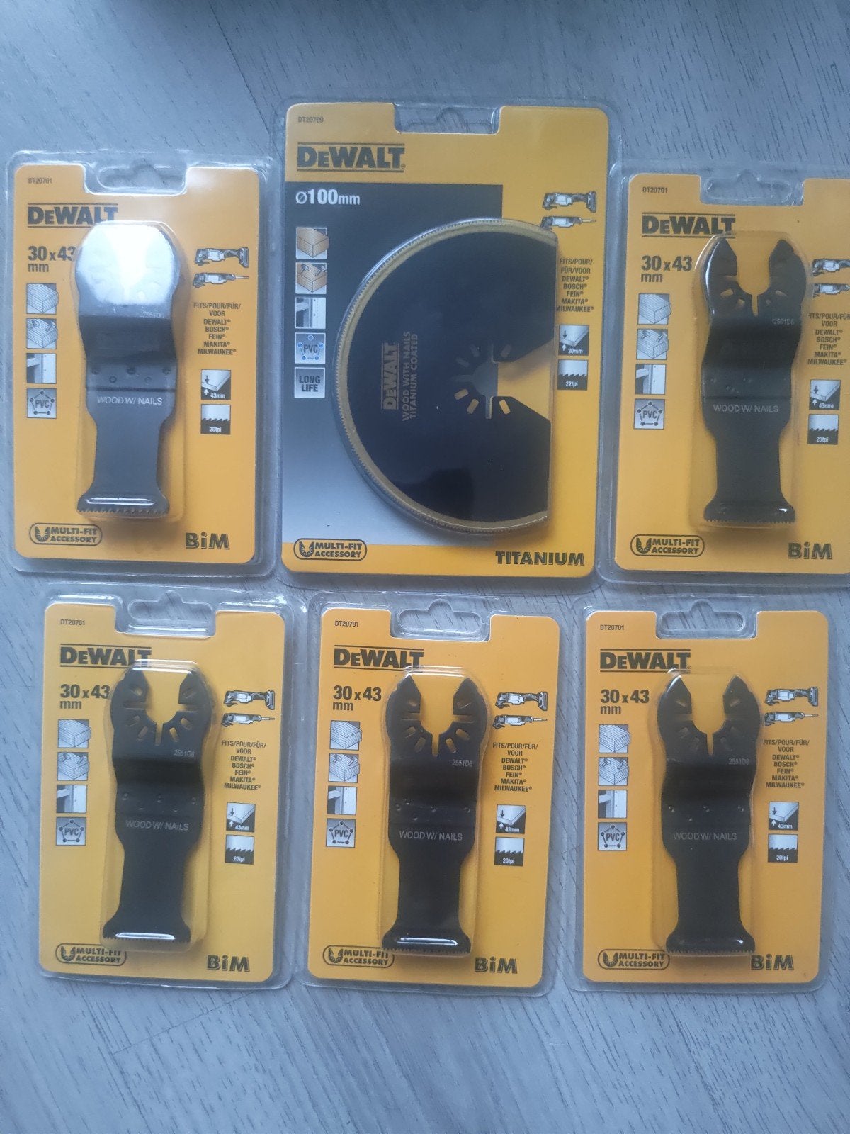 DeWalt Multitool Zaagbladen - Hout met Spijkers & Titanium, Ophalen of Verzenden
