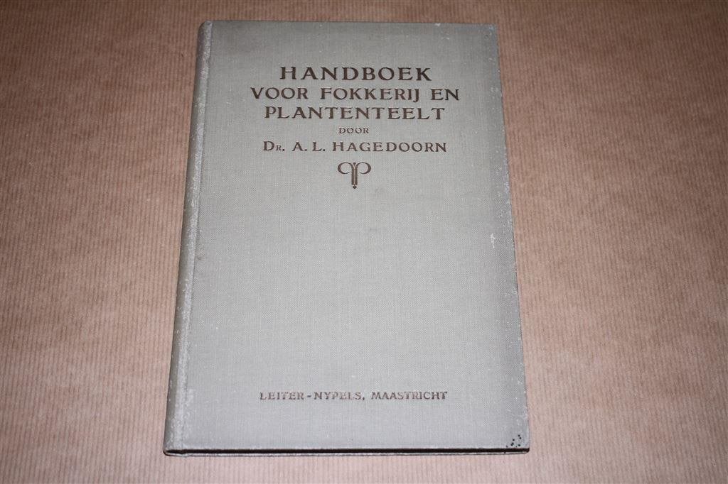 Handboek voor Fokkerij en Plantenteelt - 1927 !!, Ophalen of Verzenden, Gelezen