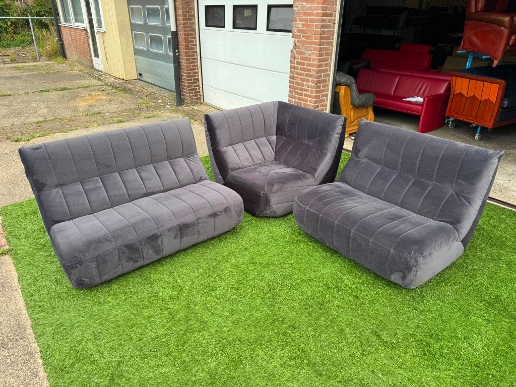 Hoekbank relax bank stof design bankstel+Gratis bezorging!, Geen, Design, 125 cm of meer, Ophalen of Verzenden