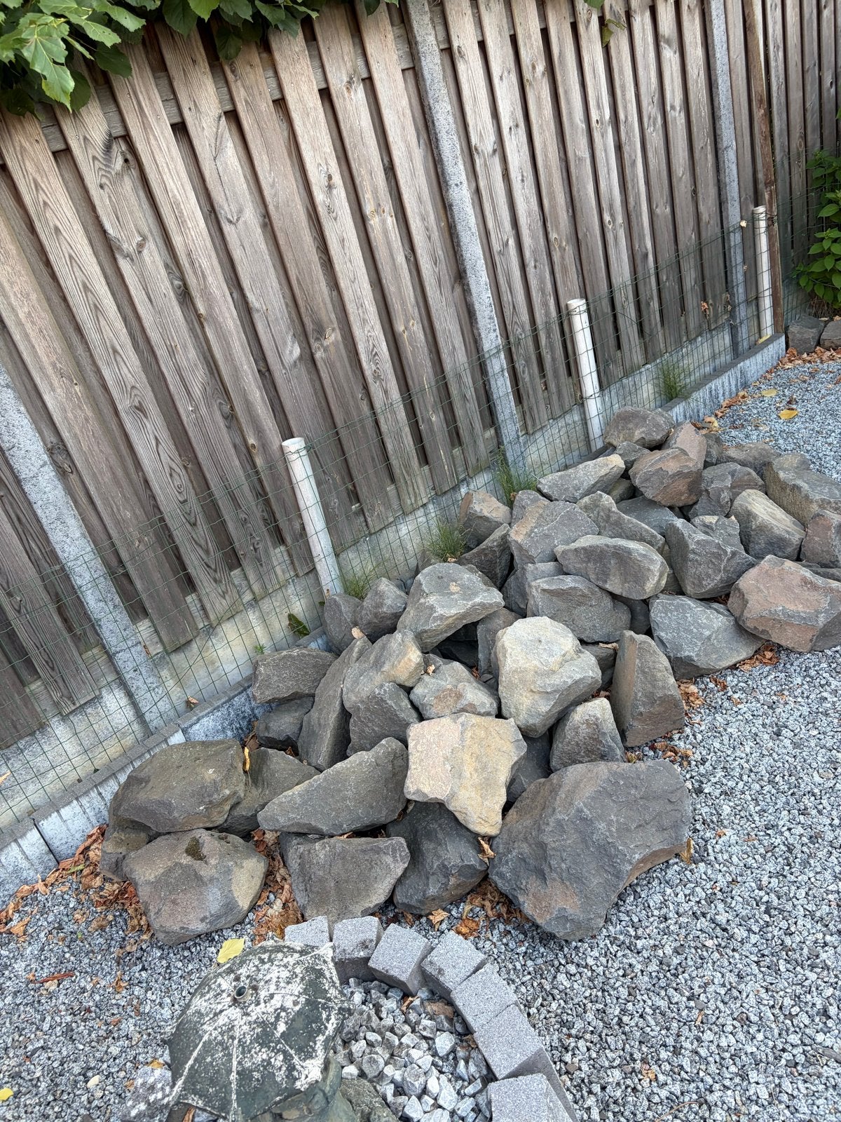 Basalt keien, groot, diverse afmetingen (20-50cm), Tuin en Terras, Ophalen, Gebruikt, Kei, Basalt